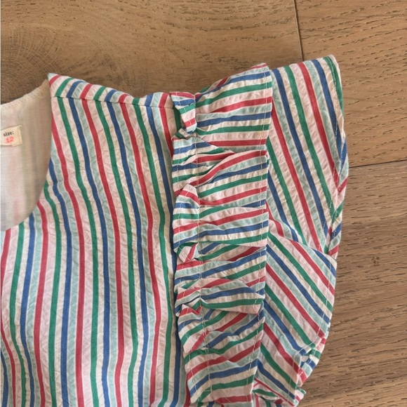 Crewcuts Striped Searsucker dress size 12 - Picture 2 of 3